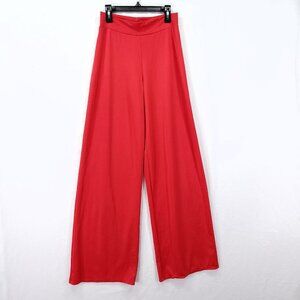 Kelle Dance Black Shiny Costume Cropped Wide Leg Pants Size Small USA